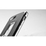 Wholesale iPhone 7 Aluminum Design Ring Holder Stand Case (Silver)